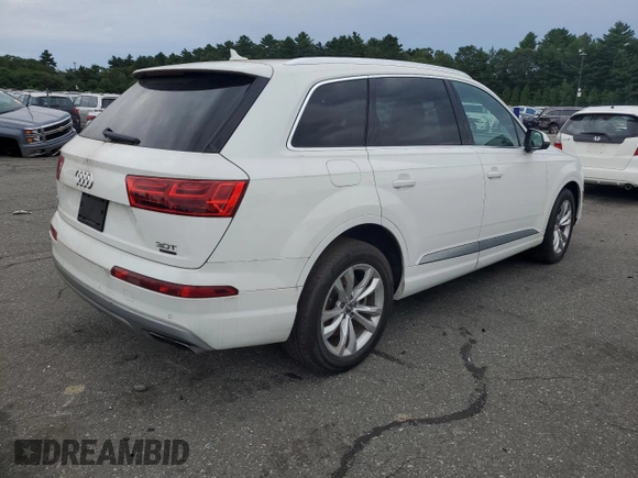 2018 Audi Q7 Premium Plus z VIN WA1LAAF71JD026440, wystawiony jako Copart lot #65244445 z przebiegiem Nie podano mil oraz Czysty tytuł • Clean title. Historia ofert i sprzedaży dostępna na DreamBid. Obrazek 3.