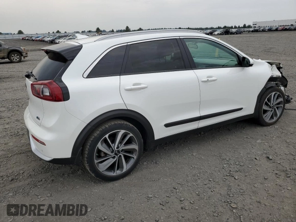 2017 Kia Niro Touring with VIN KNDCE3LC1H5094748, listed as a Copart auction lot 62934704 with 92,972 mi miles and Salvage Title. Bid and sale history available at carsss.com. Image 3.
