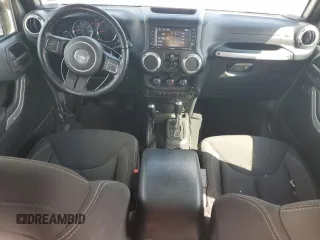 2018 Jeep Wrangler JK Unlimited Sahara with VIN 1C4HJWEG5JL801886, listed as a Copart auction lot 73849454 with 111,016 mi miles and Salvage Title. Bid and sale history available at carsss.com. Image 8.