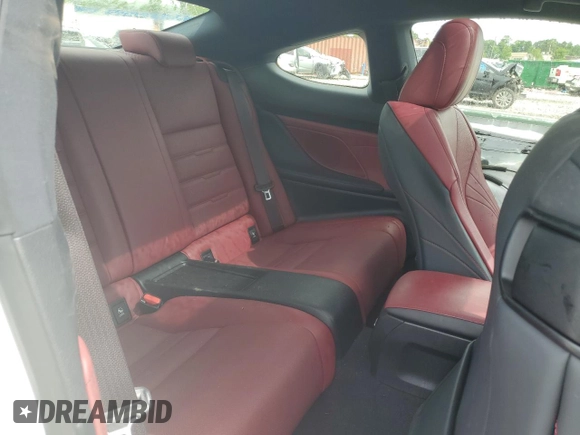2015 Lexus RC 350 F Sport with VIN JTHHE5BC8F5000511, listed as a Copart auction lot 61220175 with 93,587 mi miles and Salvage title. Bid and sale history available at DreamBid. Image 10.
