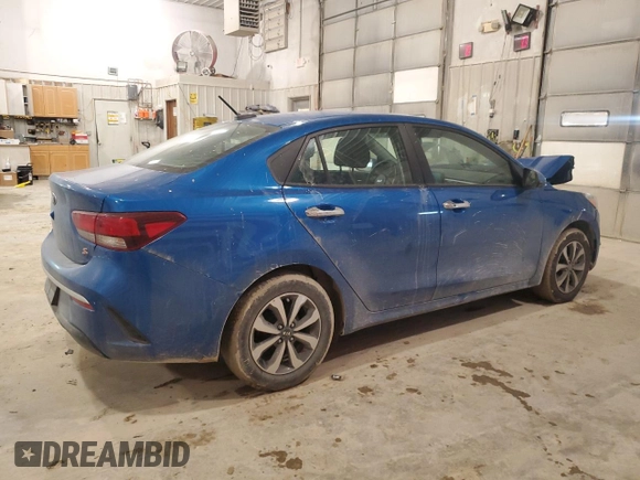 2021 Kia Rio S with VIN 3KPA24AD2ME376655, listed as a Copart auction lot 43050525 with 52,162 mi miles and Salvage Title. Bid and sale history available at carsss.com. Image 3.