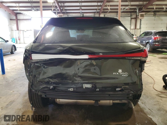 2024 Lexus RX with VIN 2T2BAMCAXRC055510, listed as a Copart auction lot 64765534 with 6,340 mi miles and Salvage Title. Bid and sale history available at carsss.com. Image 6.