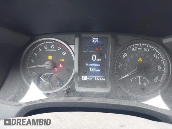 2021 Toyota Tacoma 4WD SR with VIN 3TMCZ5AN2MM406293, listed as a IAAI auction lot 41925585 with 52,243 mi miles. Bid and sale history available at carsss.com. Image 7.