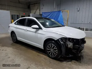 2020 Volkswagen Jetta S with VIN 3VWCB7BU0LM019100, listed as a Copart auction lot 50501225 with 62,635 mi miles and Salvage Title. Bid and sale history available at carsss.com. Image 4.
