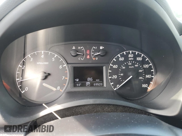 2017 Nissan Sentra S with VIN 3N1AB7AP1HY214132, listed as a Copart auction lot 62273785 with 69,509 mi miles and Salvage title. Bid and sale history available at DreamBid. Image 9.