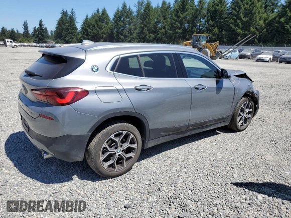 2023 BMW X2 xDrive28i with VIN WBXYJ1C09P5V69690, listed as a Copart auction lot 61105753 with 16,768 mi miles. Bid and sale history available at carsss.com. Image 3.
