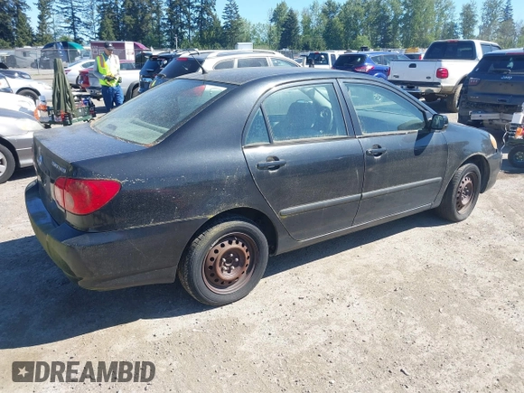 2005 Toyota Corolla CE with VIN 1NXBR32E55Z364676, listed as a IAAI auction lot 42190135 with 142,938 mi miles and . Bid and sale history available at DreamBid. Image 4.