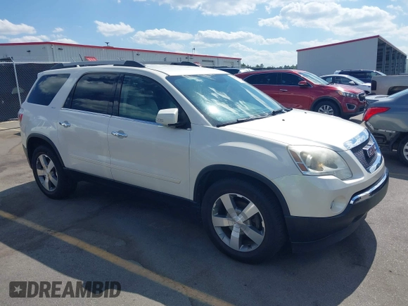 2011 GMC Acadia SLT2 with VIN 1GKKRSED1BJ235224, listed as a IAAI auction lot 42307216 with 158,126 mi miles and . Bid and sale history available at DreamBid. Image 1.
