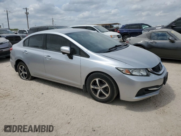 2015 Honda Civic Sedan SE with VIN 2HGFB2F72FH550794, listed as a Copart auction lot 51347575 with 109,341 mi miles and Salvage Title. Bid and sale history available at carsss.com. Image 4.