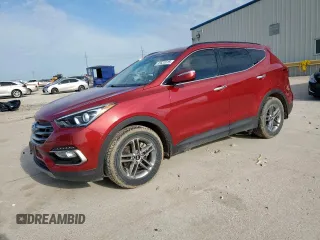 2017 Hyundai Santa Fe 2.4L z VIN 5XYZU3LB5HG473456, wystawiony jako Copart lot #55631615 z przebiegiem 92 374 mil mil oraz Szkoda całkowita • Salvage title. Historia ofert i sprzedaży dostępna na DreamBid. Obrazek 1.
