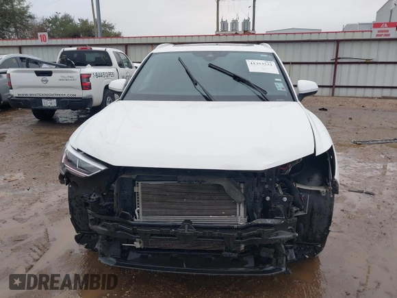 2023 Audi Q3 S line Premium with VIN WA1DECF35P1127797, listed as a IAAI auction lot 41353532 with 34,581 mi miles and . Bid and sale history available at DreamBid. Image 12.