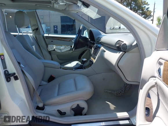 2007 Mercedes-Benz C 230 Sport with VIN WDBRF52H67F901742, listed as a IAAI auction lot 42135708 with 219,166 mi miles and . Bid and sale history available at DreamBid. Image 5.
