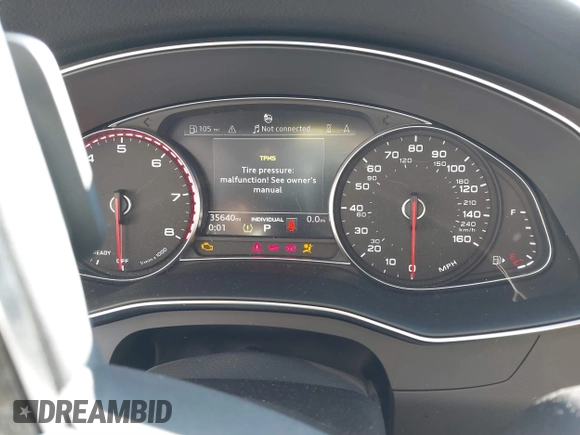 2019 Audi A6 Premium with VIN WAUK2AF22KN106714, listed as a IAAI auction lot 41341531 with 35,640 mi miles. Bid and sale history available at carsss.com. Image 7.
