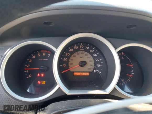 2008 Toyota Tacoma PreRunner with VIN 3TMJU62N68M067358, listed as a Copart auction lot 47037925 with 105,393 mi miles and Salvage Title. Bid and sale history available at carsss.com. Image 9.