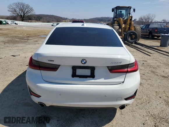 2020 BMW 3 Series 330i xDrive with VIN 3MW5R7J00L8B06412, listed as a Copart auction lot 51147295 with 112,749 mi miles and Salvage Title. Bid and sale history available at carsss.com. Image 6.