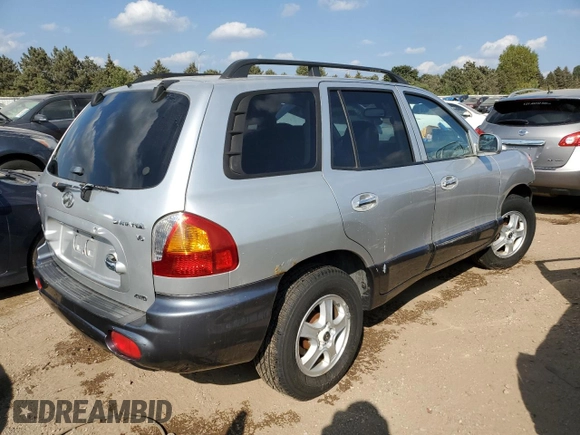2003 Hyundai Santa Fe GLS with VIN KM8SC73D13U392972, listed as a Copart auction lot 68801744 with 153,941 mi miles and Salvage Title. Bid and sale history available at carsss.com. Image 3.