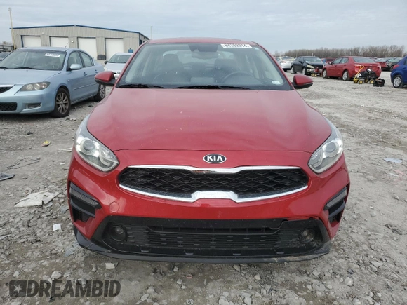 2021 Kia Forte EX with VIN 3KPF54ADXME349152, listed as a Copart auction lot 84282214 with 56,073 mi miles and Salvage Title. Bid and sale history available at DreamBid. Image 5.