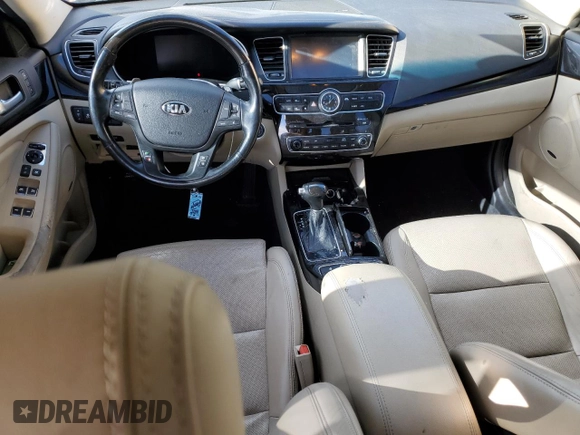 2014 Kia Cadenza Premium with VIN KNALN4D77E5143886, listed as a Copart auction lot 83951574 with 0 mi miles and Clean Title. Bid and sale history available at carsss.com. Image 8.