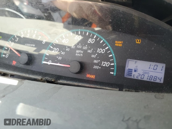 2012 Toyota Yaris with VIN JTDBT4K37C1419301, listed as a Copart auction lot 46705025 with 201,884 mi miles and Salvage Title. Bid and sale history available at DreamBid. Image 9.