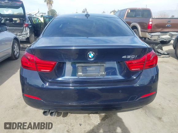 2019 BMW 4 Series 430i with VIN WBA4W3C52KAF92233, listed as a IAAI auction lot 41472809 with 41,279 mi miles and . Bid and sale history available at DreamBid. Image 15.