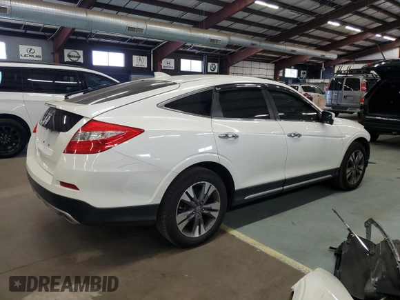 2014 Honda Crosstour EX-L with VIN 5J6TF2H50EL003293, listed as a Copart auction lot 72511414 with 122,366 mi miles and Salvage Title. Bid and sale history available at carsss.com. Image 3.