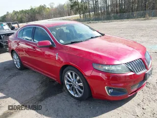 2010 Lincoln MKS w/EcoBoost with VIN 1LNHL9FT2AG615752, listed as a IAAI auction lot 41897880 with 131,061 mi miles. Bid and sale history available at carsss.com. Image 1.