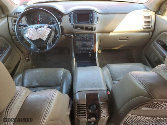 2005 Honda Pilot EX-L with NAVI with VIN 2HKYF18775H510784, listed as a Copart auction lot 84649424 with 152,273 mi miles and Salvage Title. Bid and sale history available at carsss.com. Image 8.