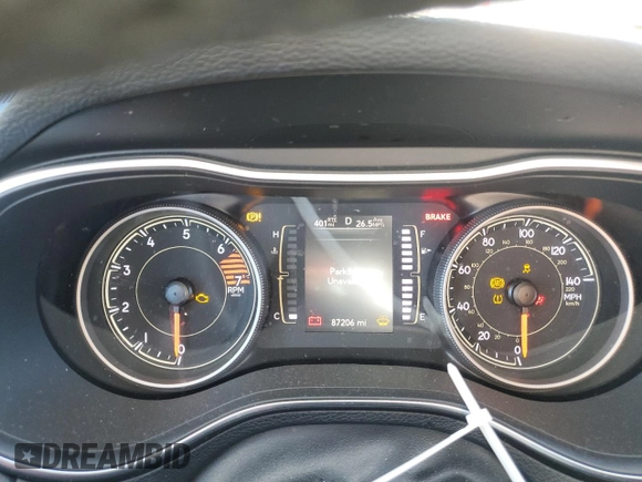 2020 Jeep Cherokee Latitude Plus with VIN 1C4PJLLB7LD568883, listed as a Copart auction lot 49480225 with 87,206 mi miles and Salvage title. Bid and sale history available at DreamBid. Image 9.