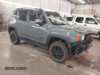 2017 Jeep Renegade Trailhawk with VIN ZACCJBCB0HPF39520, listed as a IAAI auction lot 42204578 with 131,938 mi miles and . Bid and sale history available at DreamBid. Image 1.
