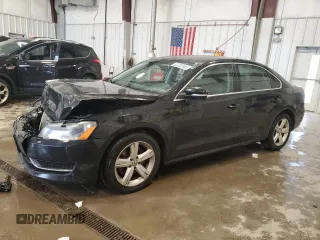 2013 Volkswagen Passat SE w/Sunroof & Nav with VIN 1VWBP7A38DC048224, listed as a Copart auction lot 53722345 with 123,639 mi miles and Non Repairable. Bid and sale history available at carsss.com. Image 1.