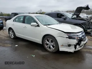 2012 Ford Fusion SE with VIN 3FAHP0HA0CR101030, listed as a Copart auction lot 54010405 with 98,263 mi miles and Salvage title. Bid and sale history available at DreamBid. Image 4.