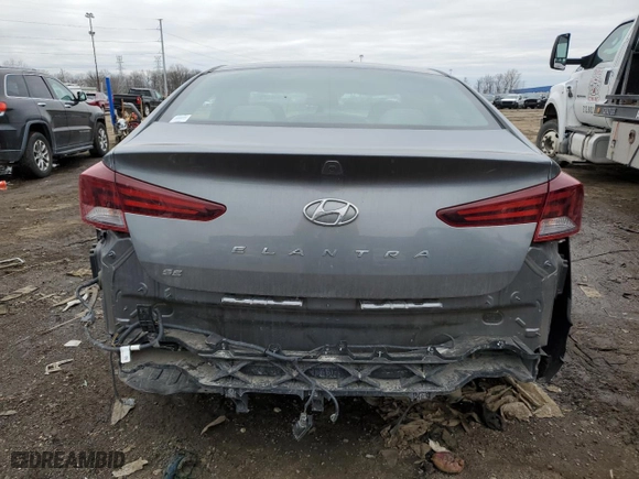 2019 Hyundai Elantra SE with VIN 5NPD74LF9KH460042, listed as a Copart auction lot 47006675 with 67,003 mi miles and Clean Title. Bid and sale history available at carsss.com. Image 6.