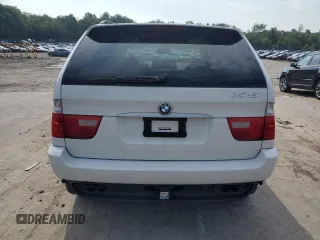2005 BMW X5 4.4i with VIN 5UXFB53585LV19567, listed as a Copart auction lot 65774034 with 265,529 mi miles and Salvage Title. Bid and sale history available at carsss.com. Image 6.
