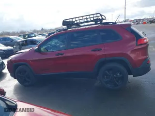 2017 Jeep Cherokee Sport with VIN 1C4PJLAB2HW577196, listed as a IAAI auction lot 41698252 with 123,997 mi miles. Bid and sale history available at carsss.com. Image 13.