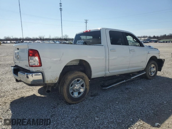 2021 Ram 2500 Big Horn with VIN 3C6UR5DL6MG509091, listed as a Copart auction lot 46130195 with 93,038 mi miles and Salvage title. Bid and sale history available at DreamBid. Image 3.
