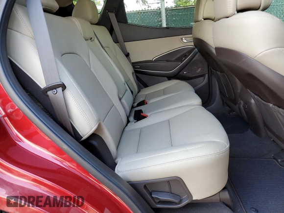 2017 Hyundai Santa Fe 2.4L with VIN 5XYZU3LB5HG411281, listed as a Copart auction lot 61428215 with 51,423 mi miles and Salvage title. Bid and sale history available at DreamBid. Image 11.