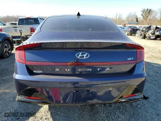 2021 Hyundai Sonata SEL Plus with VIN 5NPEJ4J2XMH132301, listed as a Copart auction lot 46515995 with 54,997 mi miles and Salvage Title. Bid and sale history available at carsss.com. Image 6.