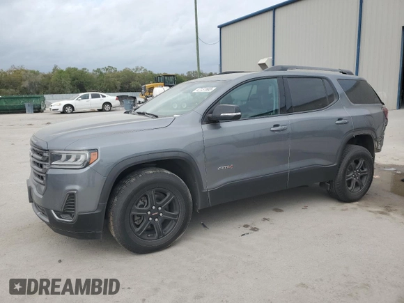 2021 GMC Acadia AT4 z VIN 1GKKNLLS5MZ189601, wystawiony jako Copart lot #47137665 z przebiegiem 83 396 mil mil oraz Nie do naprawy • Non repairable. Historia ofert i sprzedaży dostępna na DreamBid. Obrazek 1.
