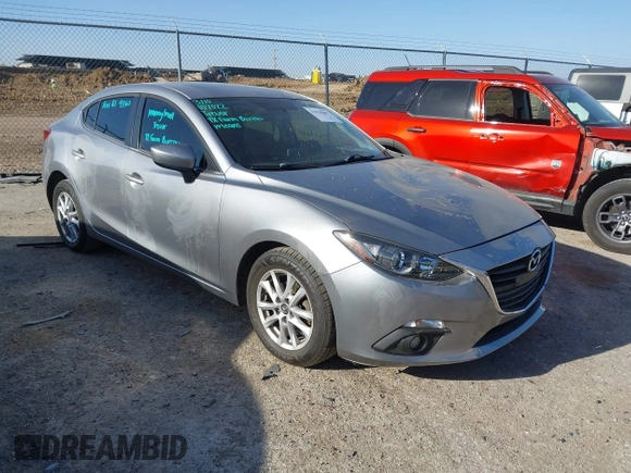 2015 Mazda 3 i Touring with VIN 3MZBM1V70FM232321, listed as a IAAI auction lot 41828283 with 141,722 mi miles and . Bid and sale history available at carsss.com. Image 1.