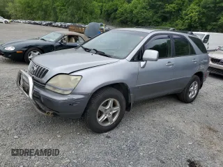 2002 Lexus RX 300 z VIN JTJHF10U820237779, wystawiony jako Copart lot #61031675 z przebiegiem 135 978 mil mil oraz Czysty tytuł • Clean title. Historia ofert i sprzedaży dostępna na DreamBid. Obrazek 1.