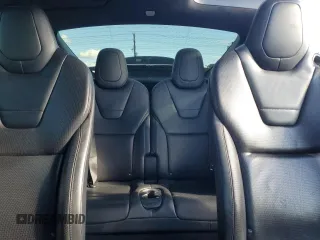 2016 Tesla Model X P90D with VIN 5YJXCBE48GF000255, listed as a Copart auction lot 49186565 with 0 mi miles and Salvage Title. Bid and sale history available at carsss.com. Image 10.