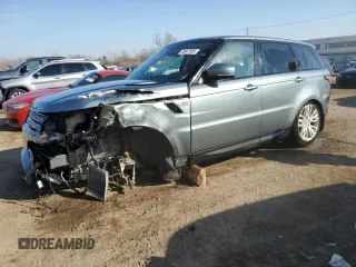 2014 Land Rover Range Rover Sport Supercharged with VIN SALWR2EF9EA336605, listed as a Copart auction lot 48947995 with 99,856 mi miles and Salvage Title. Bid and sale history available at DreamBid. Image 1.