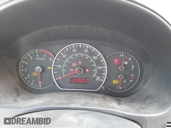 2008 Suzuki SX4 with VIN JS2YB417885101470, listed as a IAAI auction lot 41800733 with 240,077 mi miles. Bid and sale history available at carsss.com. Image 7.