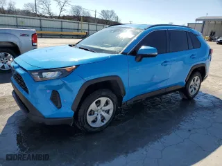 2019 Toyota RAV4 LE with VIN JTMK1RFV8KJ010768, listed as a Copart auction lot 50366825 with 70,538 mi miles and Salvage Title. Bid and sale history available at carsss.com. Image 1.