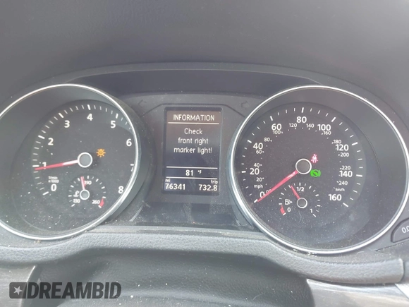 2017 Volkswagen Passat SE with VIN 1VWBT7A35HC063362, listed as a IAAI auction lot 42435453 with 76,341 mi miles and . Bid and sale history available at DreamBid. Image 7.