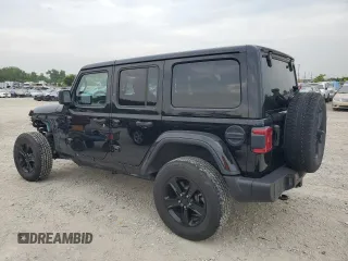 2021 Jeep Wrangler Unlimited Sahara Altitude with VIN 1C4HJXEGXMW671418, listed as a Copart auction lot 68116854 with 38,680 mi miles and Salvage title. Bid and sale history available at DreamBid. Image 2.