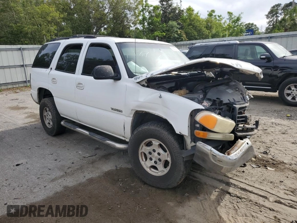 2002 GMC Yukon SLE z VIN 1GKEC13V62R189525, wystawiony jako Copart lot #55197575 z przebiegiem Nie podano mil oraz Szkoda całkowita • Salvage title. Historia ofert i sprzedaży dostępna na DreamBid. Obrazek 4.