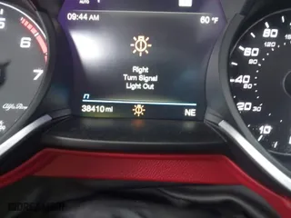 2021 Alfa Romeo Stelvio Ti with VIN ZASPAKBN9M7D09213, listed as a IAAI auction lot 41812289 with 38,410 mi miles. Bid and sale history available at carsss.com. Image 16.