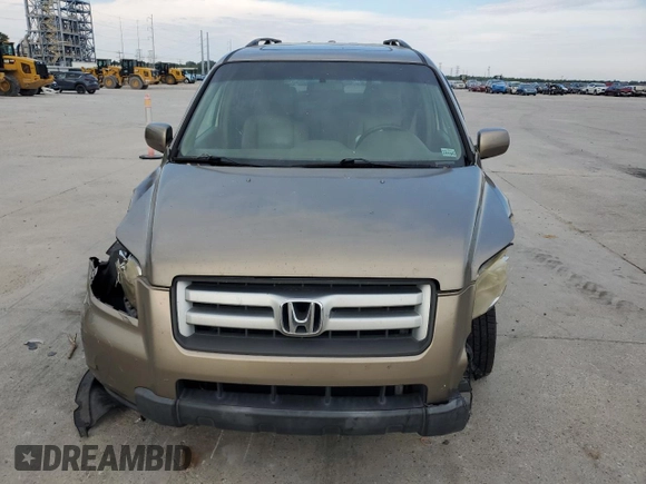 2008 Honda Pilot EX-L with VIN 5FNYF28708B014444, listed as a Copart auction lot 71111834 with 207,574 mi miles and Salvage Title. Bid and sale history available at DreamBid. Image 5.