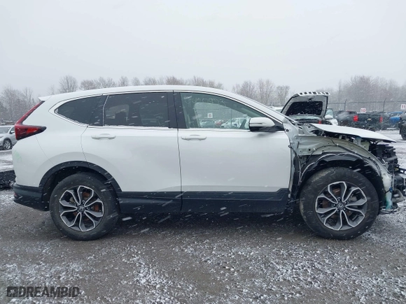 2021 Honda CR-V EX-L with VIN 2HKRW2H87MH665255, listed as a IAAI auction lot 41420923 with 27,812 mi miles. Bid and sale history available at carsss.com. Image 14.